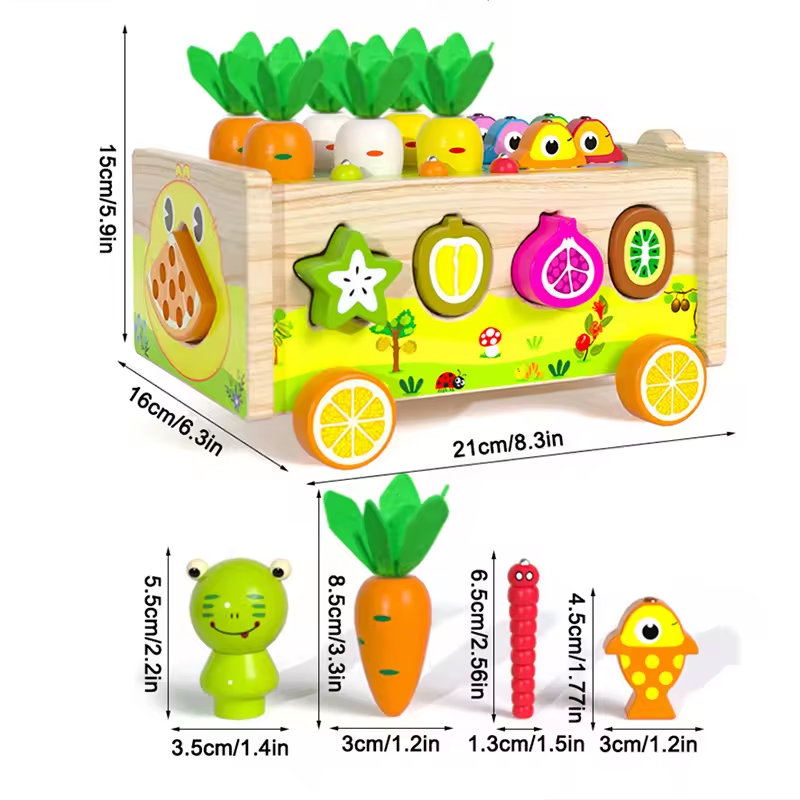 Montessori Holzform-Puzzle